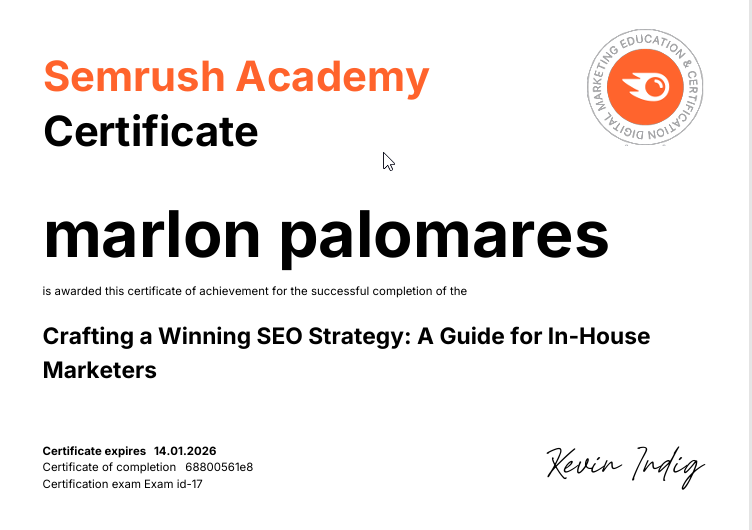 SEMrush Expertise